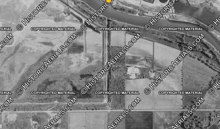 Midland Nuclear Power Plant (Cancelled) - 1954 AERIAL OF LAND PRIOR TO CONSTRUCTION (newer photo)